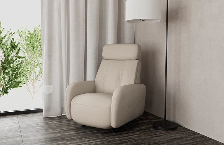Bronte Manual Recliner Chair - Leather