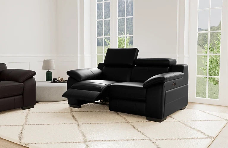 Delia 2 Seater Dual Electric Recliners With Zero Wall Technology