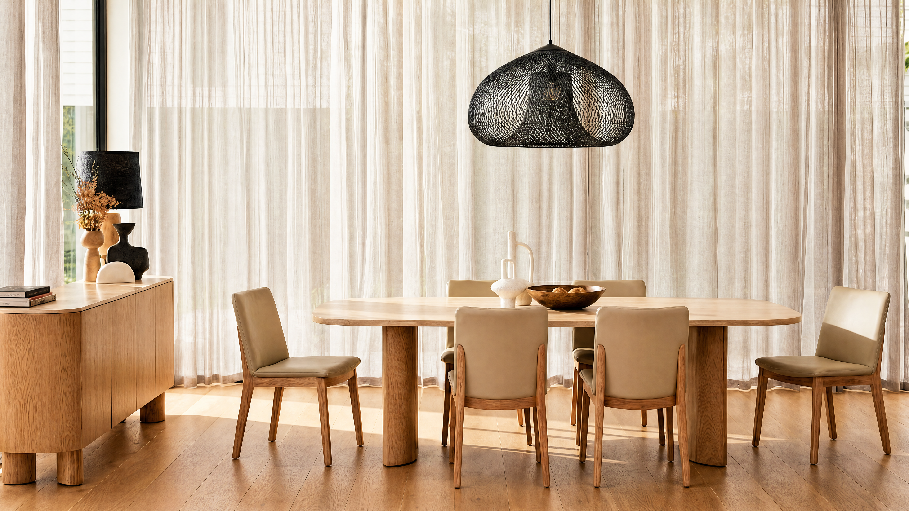 Paragi Travertine Dining Table