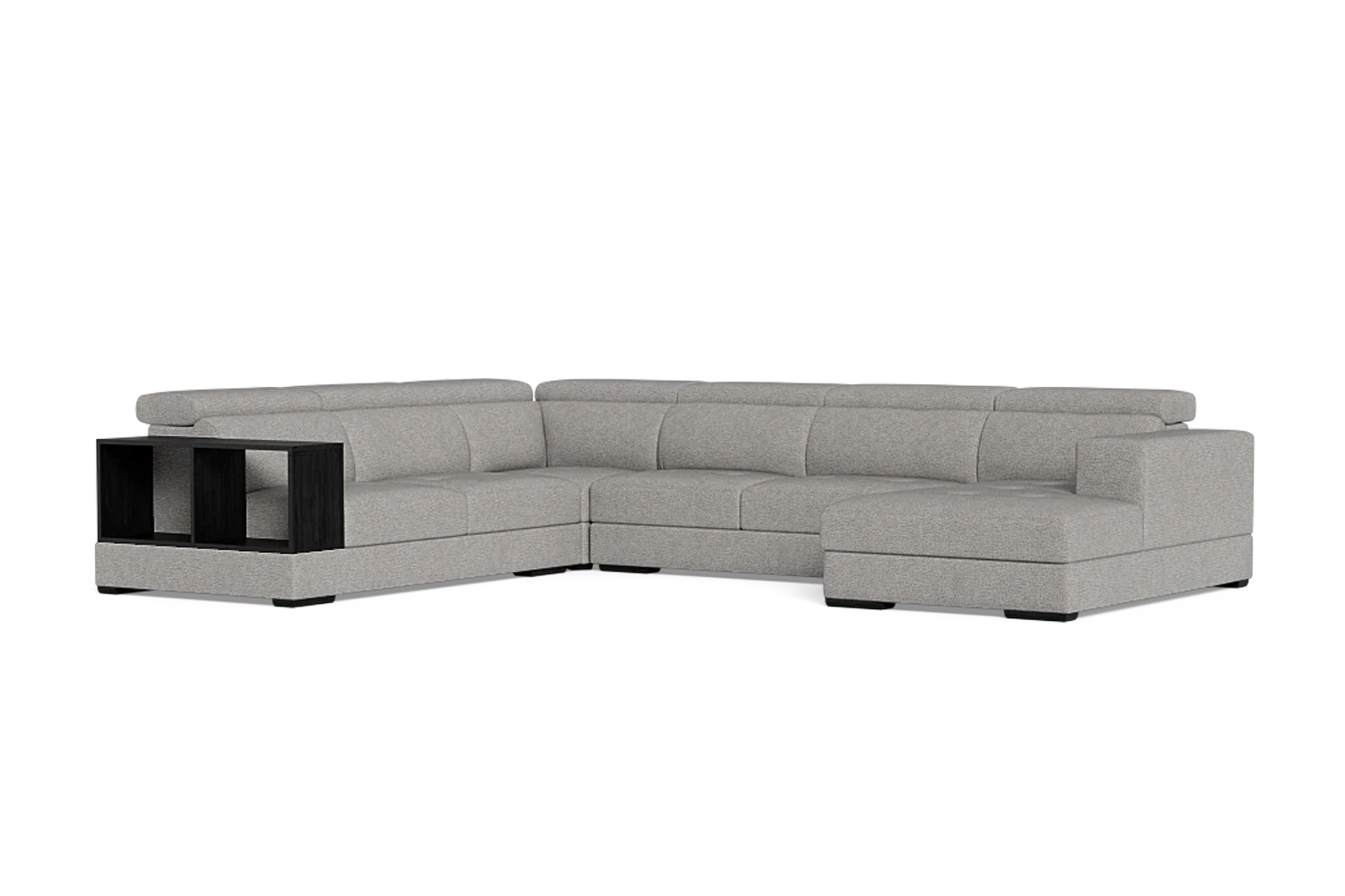 Studio 6 Seat Corner Modular Glide-Out Seats And Adjustable Headrests - Right Chaise