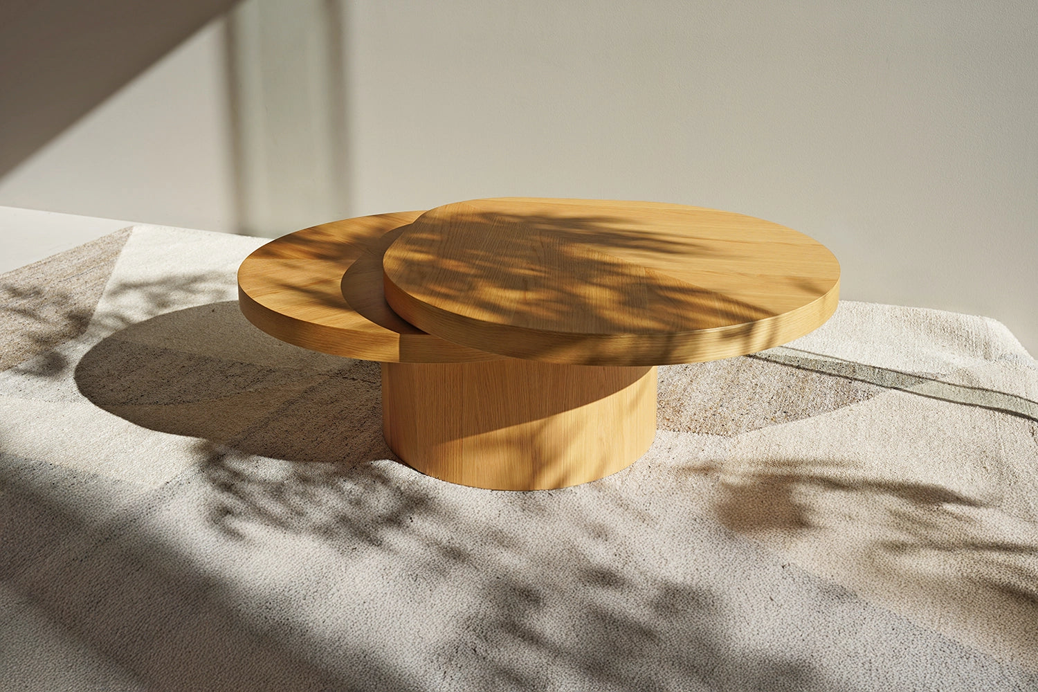 Tear Drop Coffee Table - Natural
