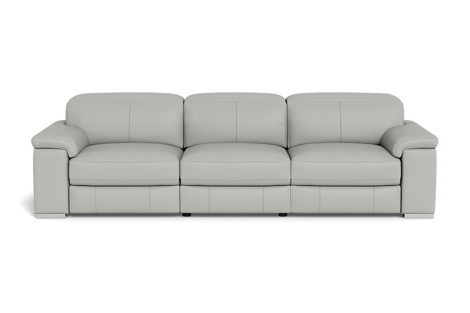 Adelphi 3.5 Seat Dual Electric Recliners With Electric Headrests - Leather