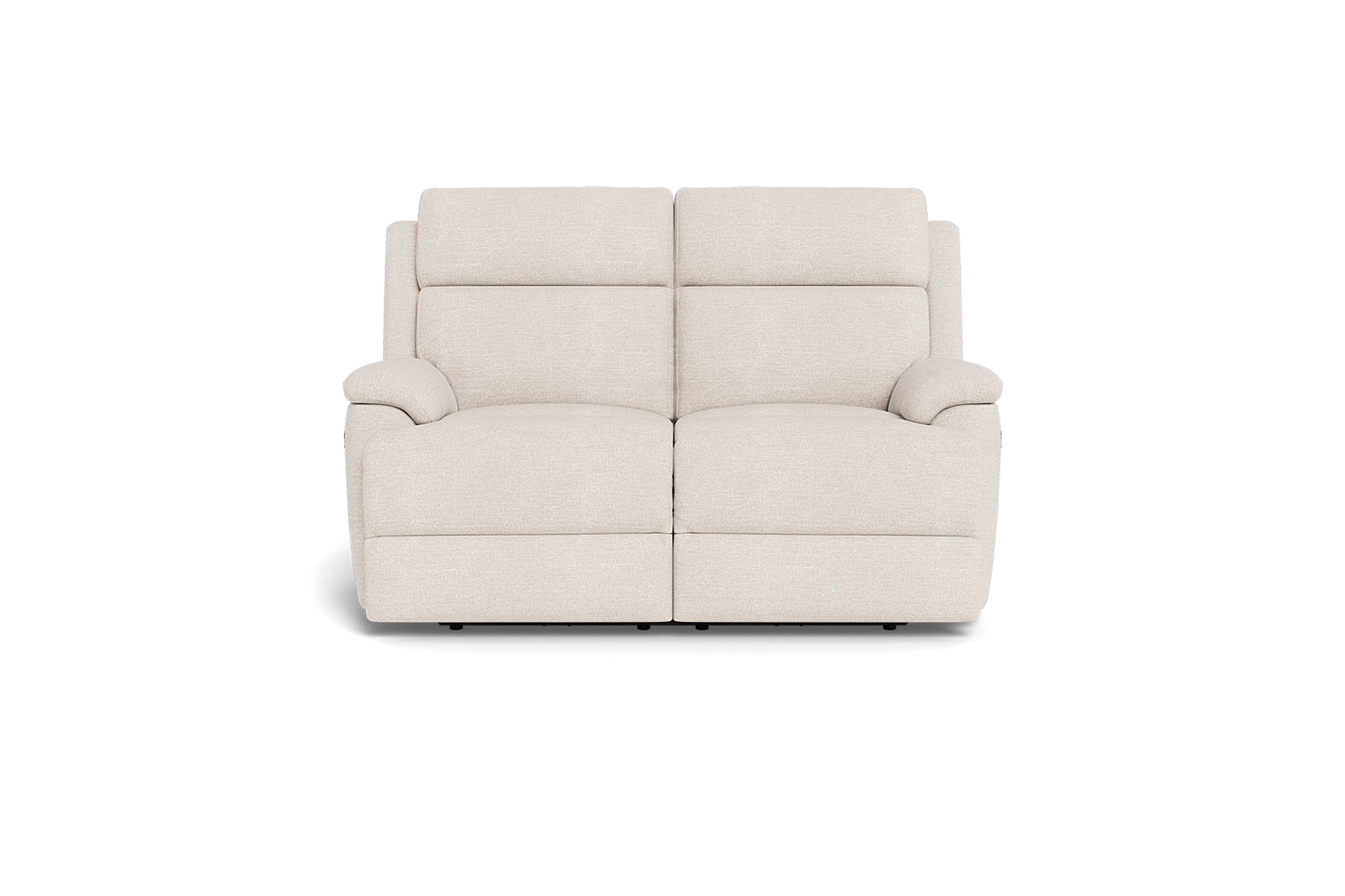 Allure 2 Seater Dual Electric Recliner With Powered Lumbar Action - Fabric