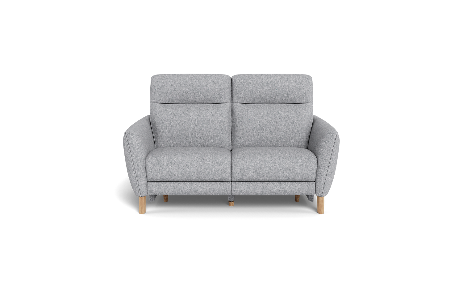 Amalfi 2 Seater Dual Electric Recliners - Fabric