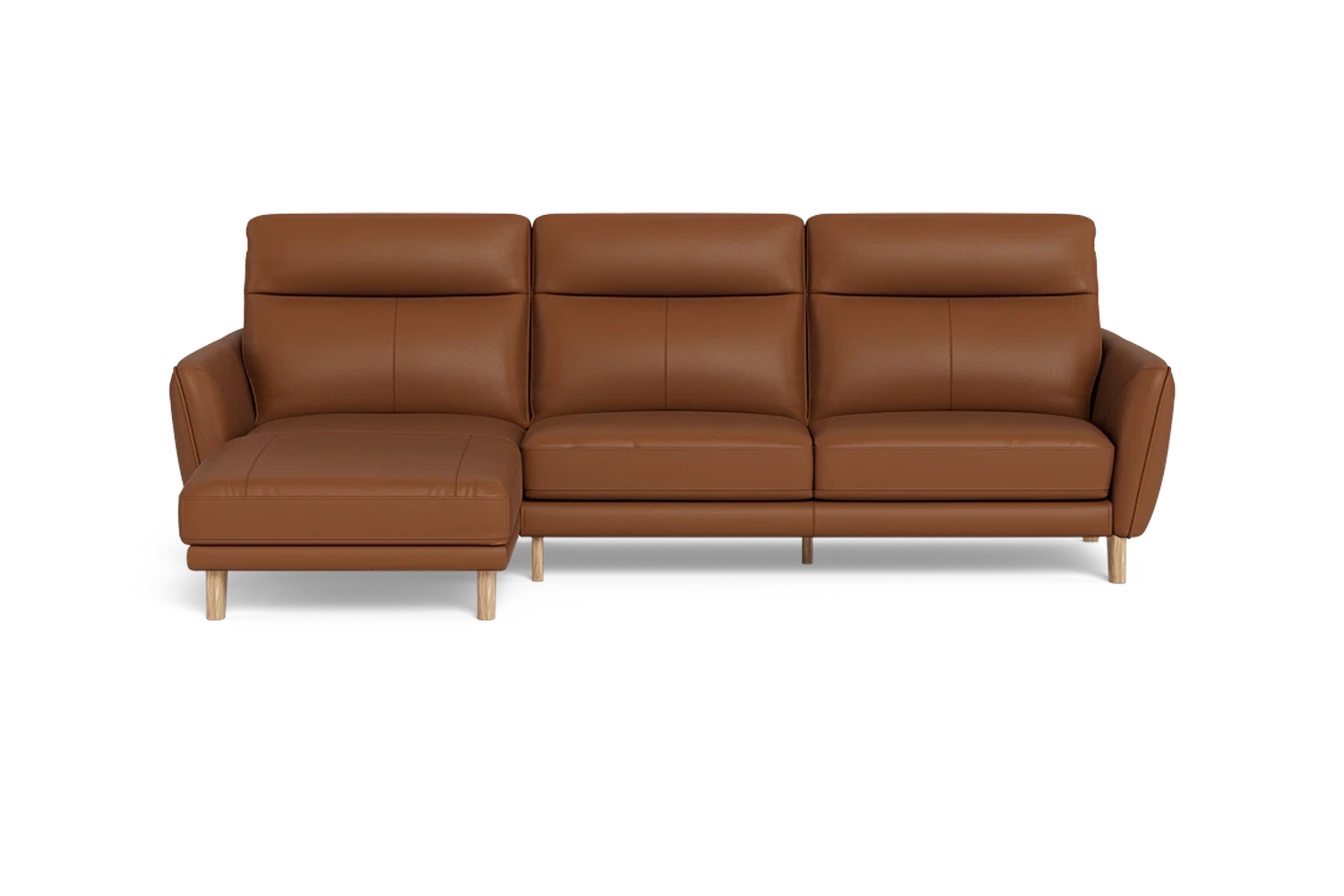 Amalfi 2.5 Seater Plus Left Chaise - Leather