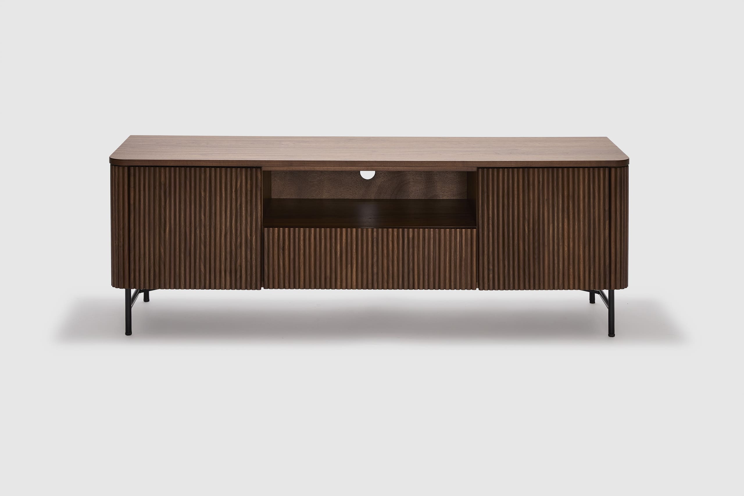 Soren Entertainment Unit 160cm - Walnut