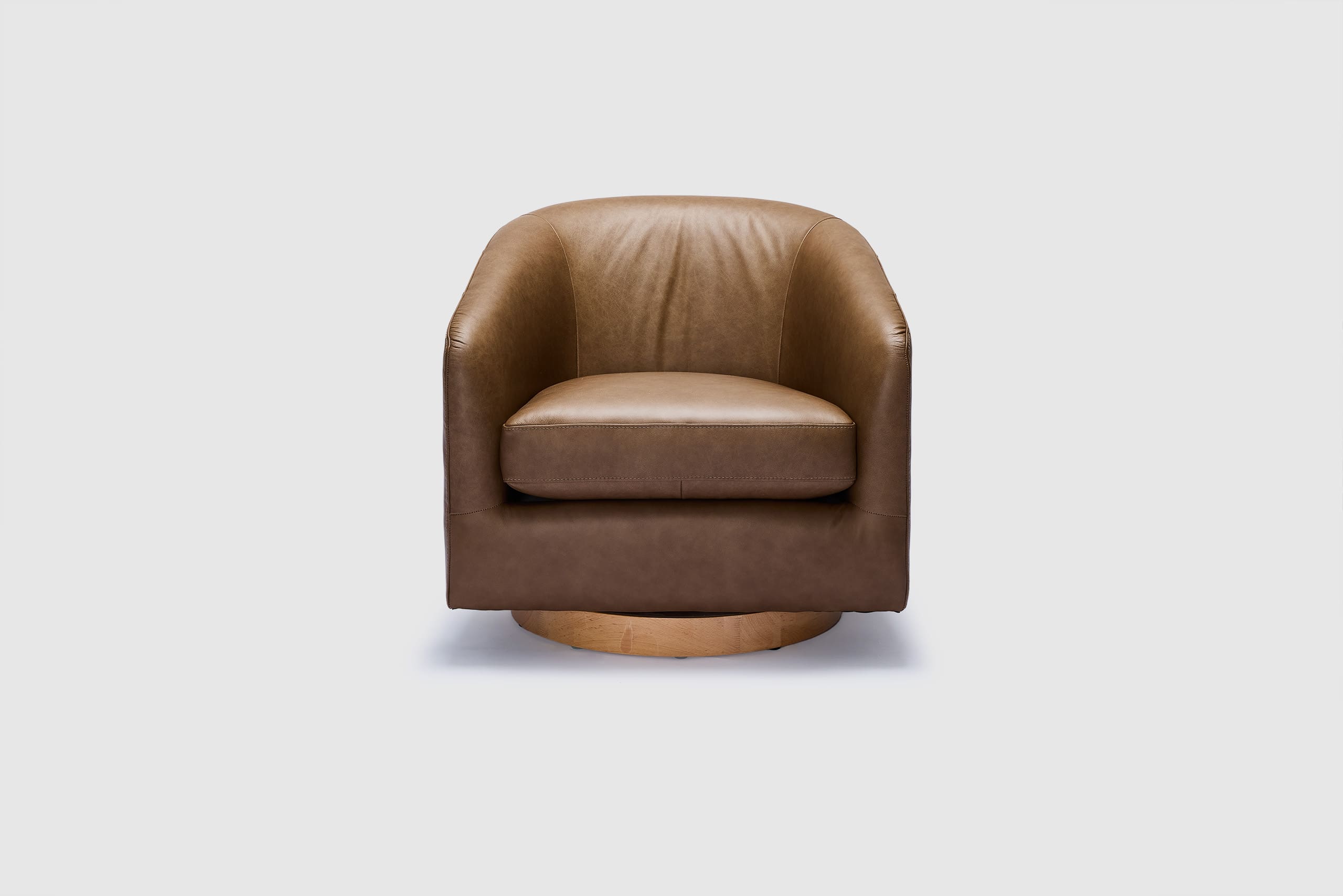 Rozelle Swivel Chair - Leather