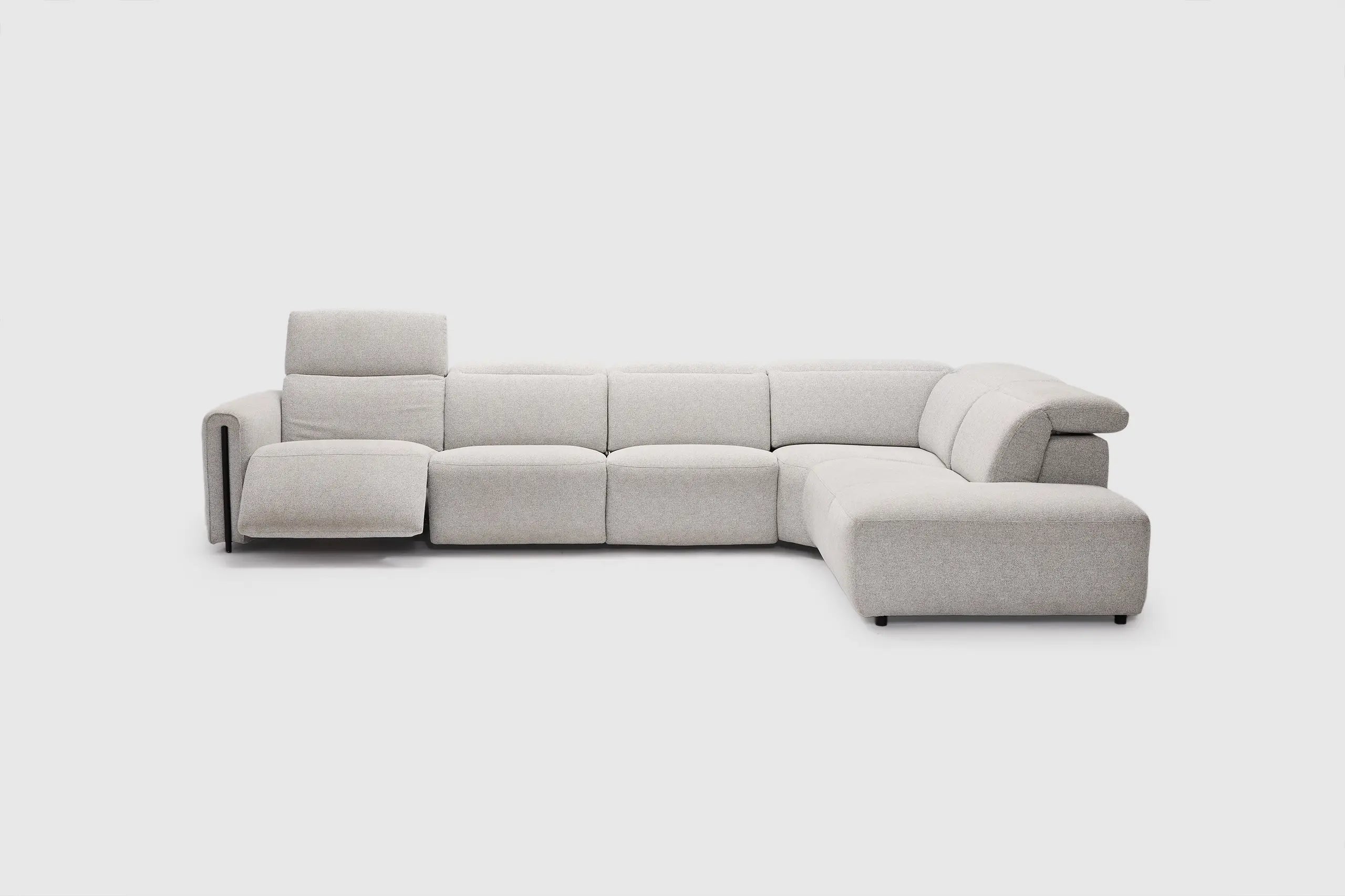 Midas 3.5 Seater Electric Recliner With Adjustable Headrests And Corner Terminal