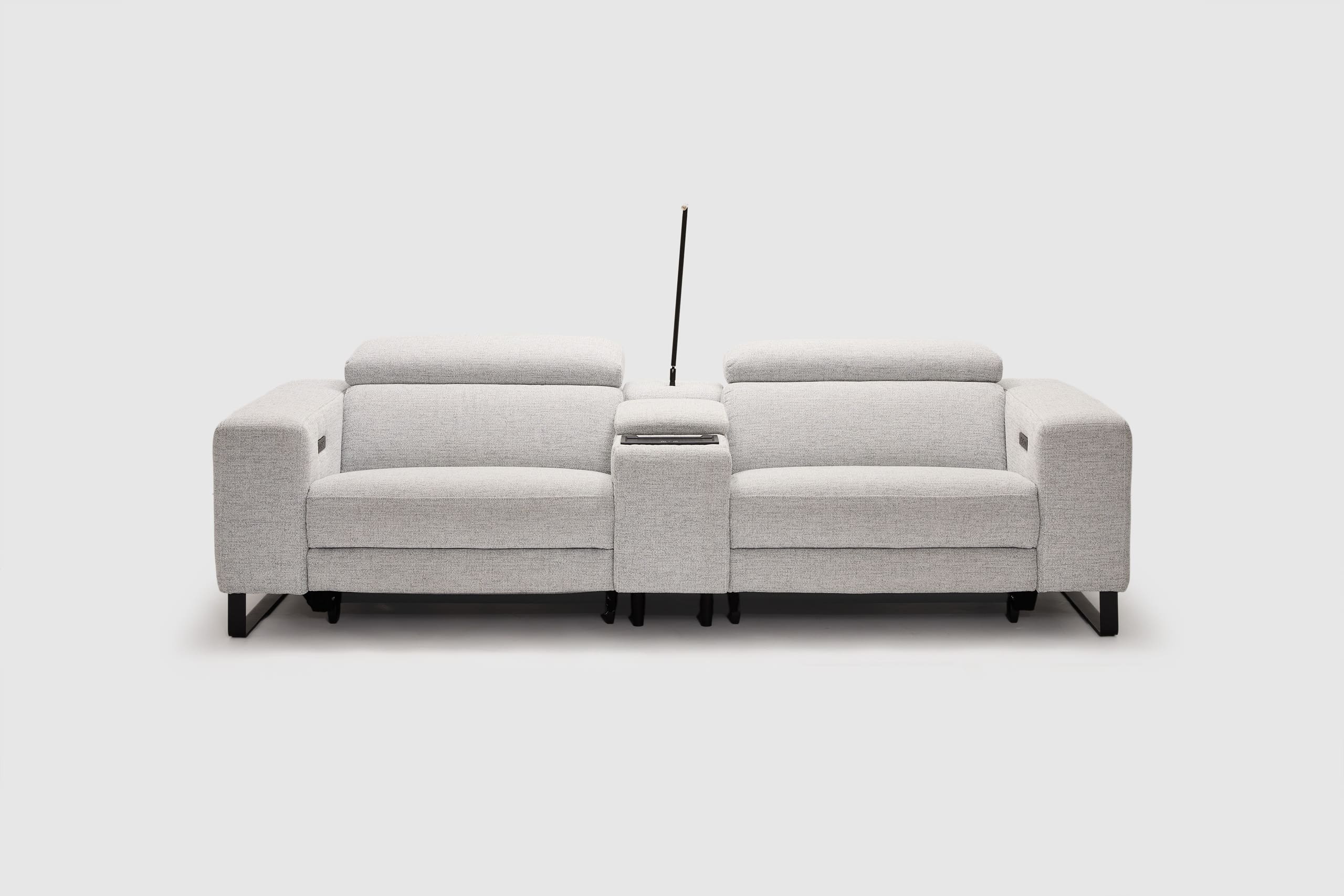 Piaz 2.5 Seater Dual Electric Recliners With Multi-Function Storage Console