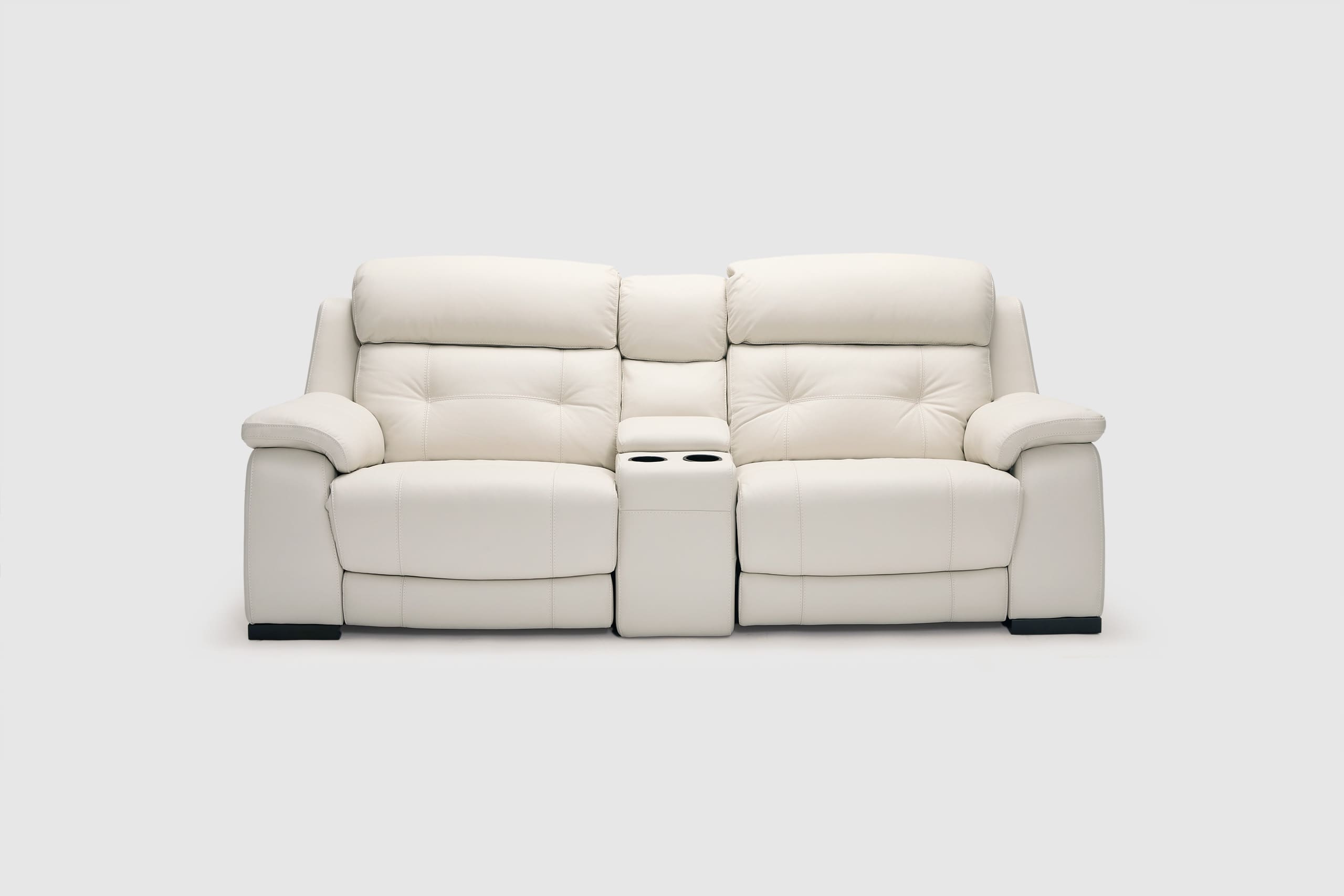 Todd 2.5 Seater Dual Electric Recliners With Multi-Function Console