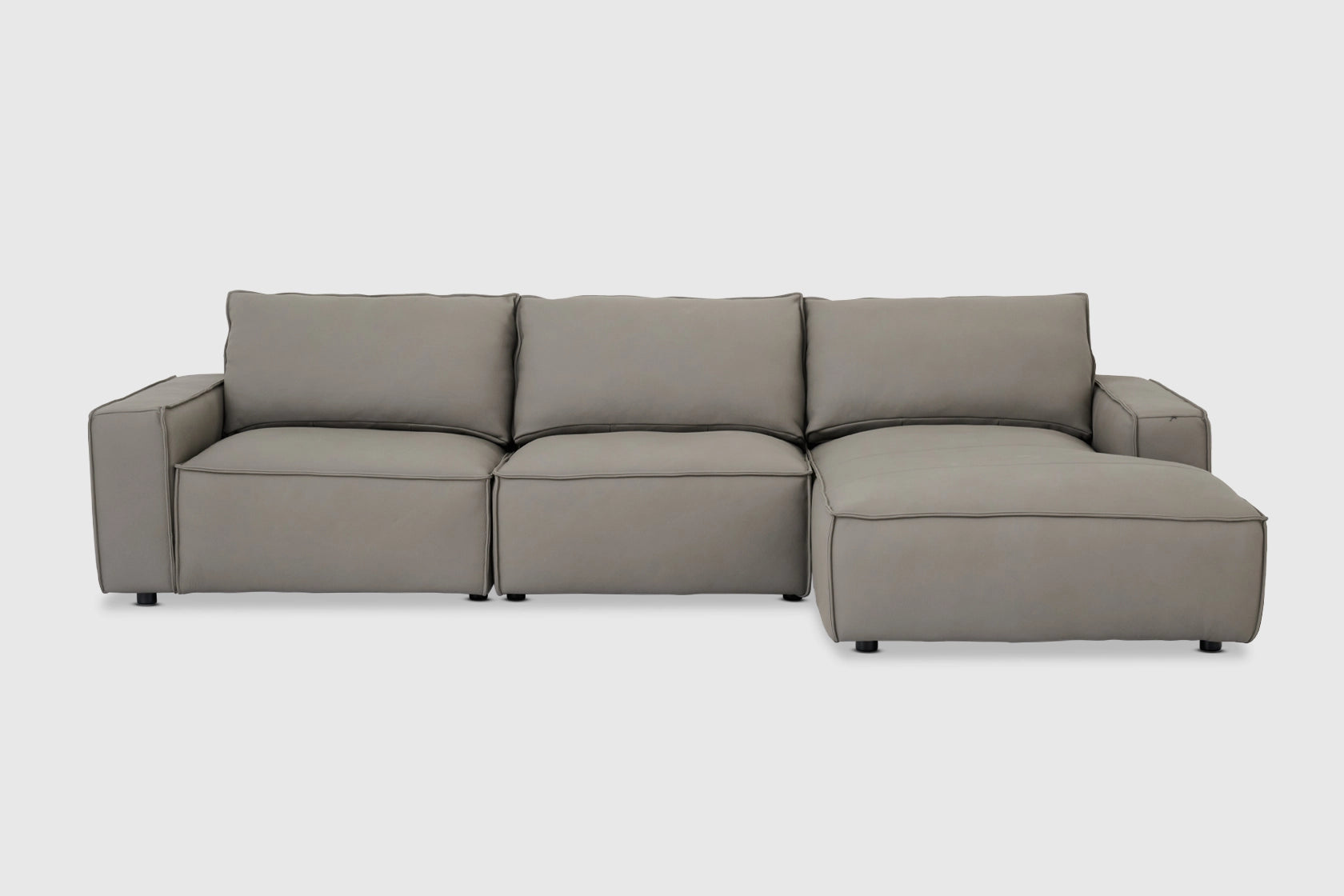 Blyss 3 Seater + Chaise - Leather