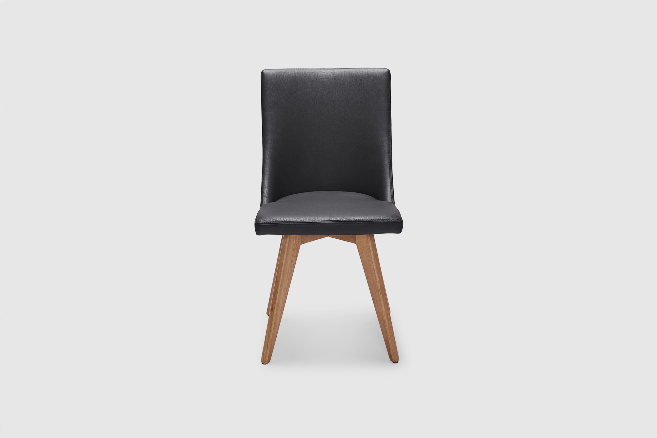 Camilla Dining Chair - Black Leather