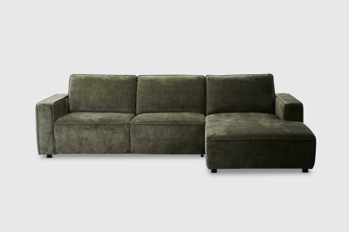 Savoy 3 Seater Sofabed + Chaise | Fabric