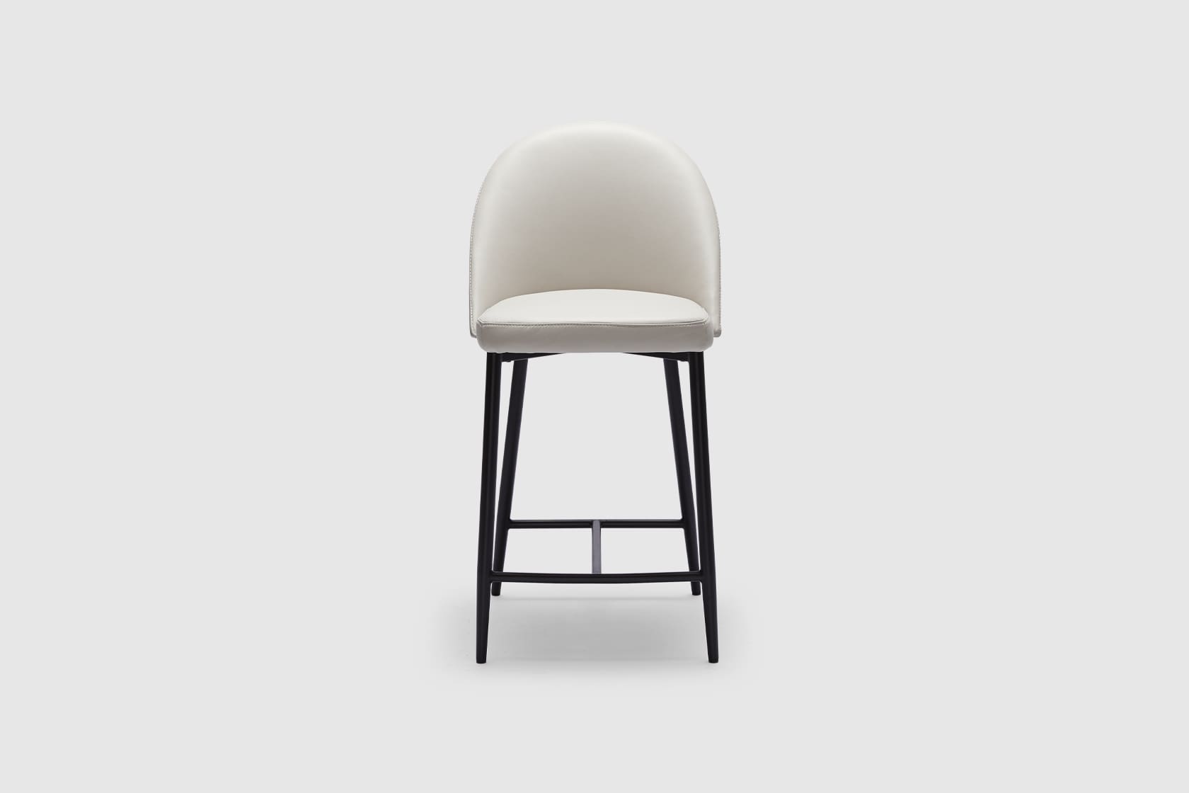Odessa Bar Stool - Frost Leather
