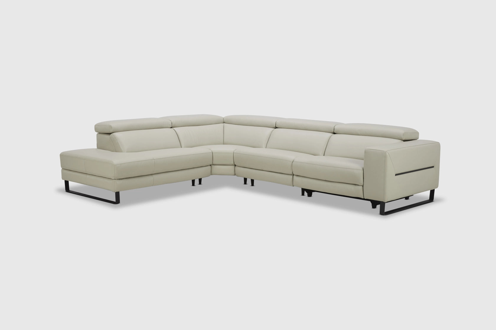 Piaz 2.5 Seater + Corner Terminal | Leather | Electric Recliner & Adjustable Headrests
