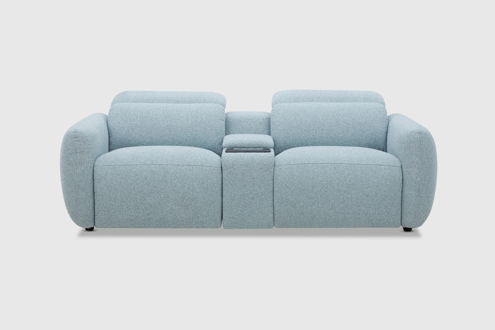 Sorelle 2.5 Seater + Multi-Function Storage Console | Fabric | Dual Electric Recliners + Headrests