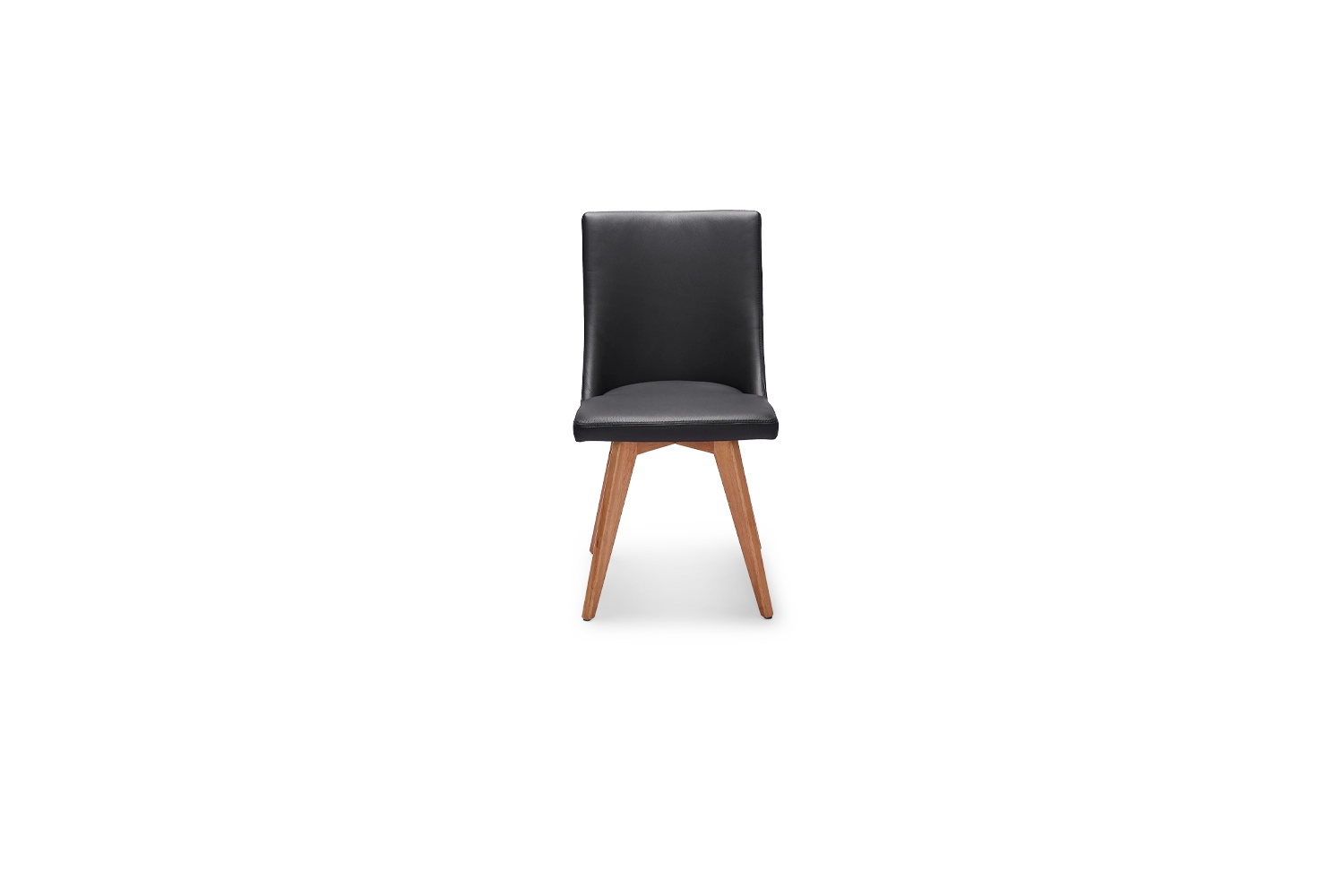 Camilla Dining Chair - Black Leather