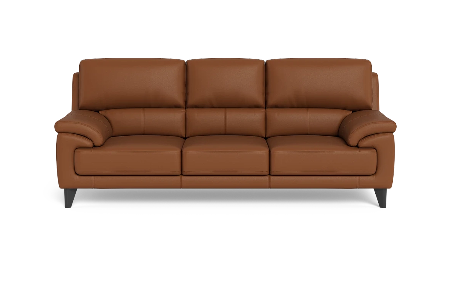 Elena 3 Seater Lounge Leather