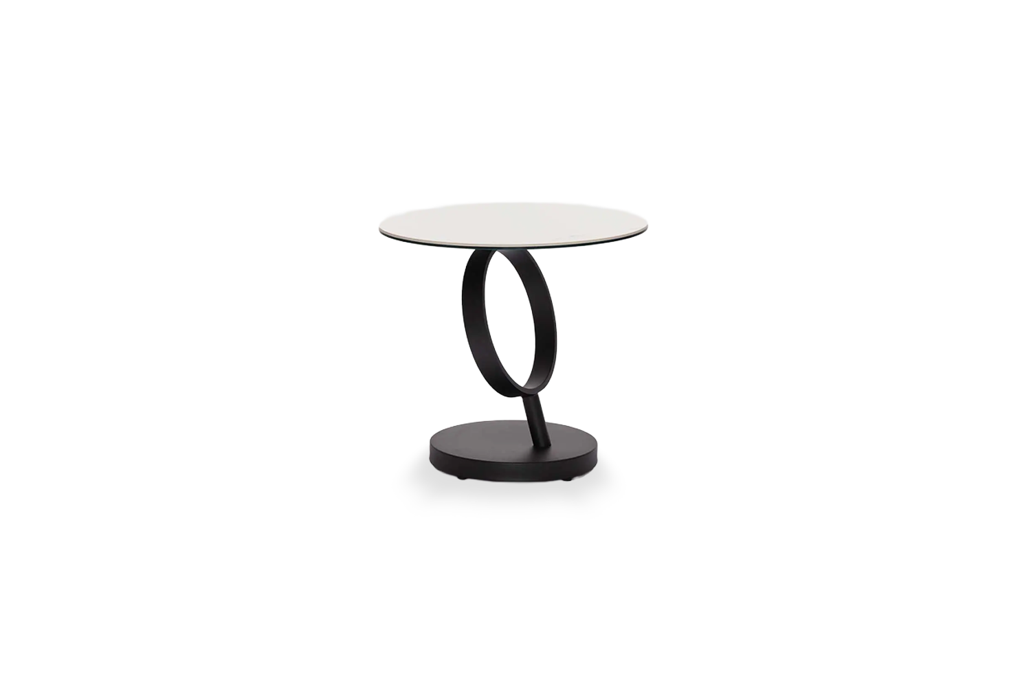 Fable Lamp Table - White Ceramic