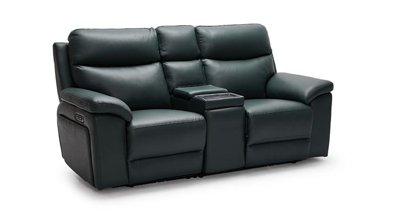 Sutton 2.5 Seater Dual Electric Recliners And Headrests With Multi-Function Storage Console