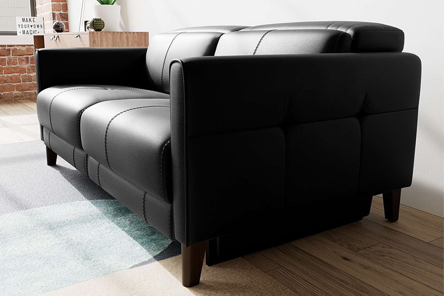 Franklin 2.5 Seater Dual Electric Recliners And Electric Headrests