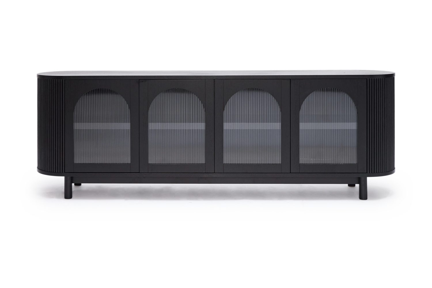 Gloria 4 Door Buffet - Black