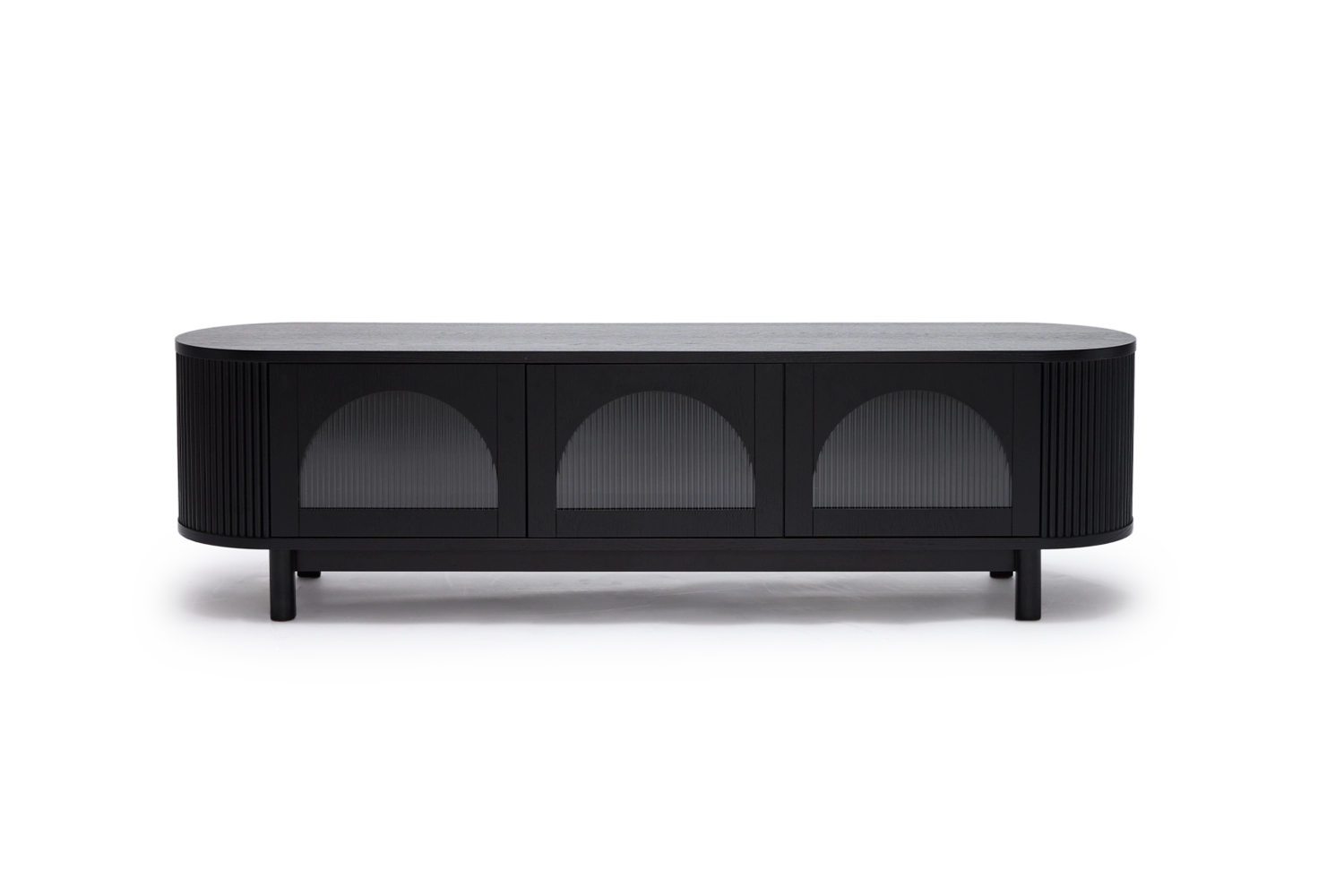 Gloria 3 Door Entertainment Unit - Black