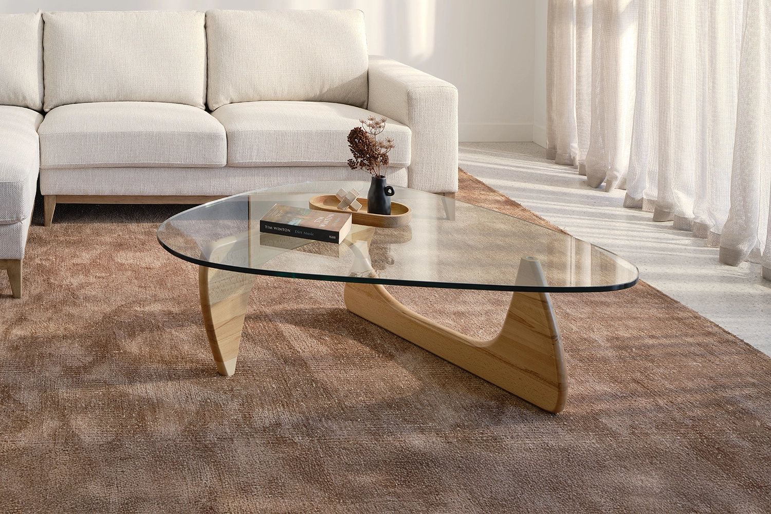 Goccia Coffee Table - Natural