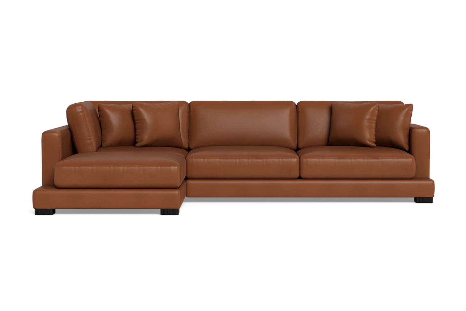 Kimona 3 Seater Plus Left Chaise - Leather