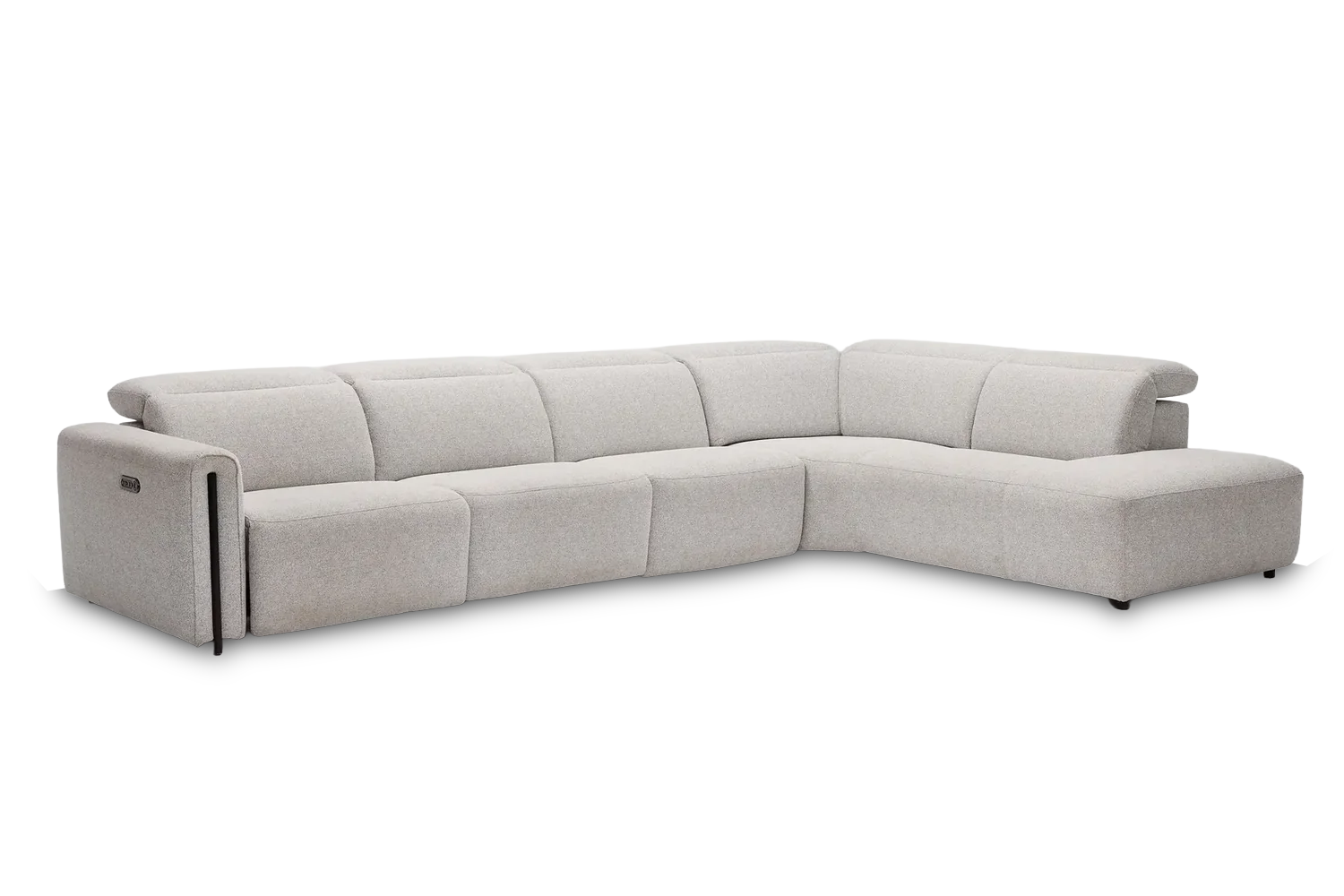 Midas 3.5 Seater Electric Recliner With Adjustable Headrests And Corner Terminal