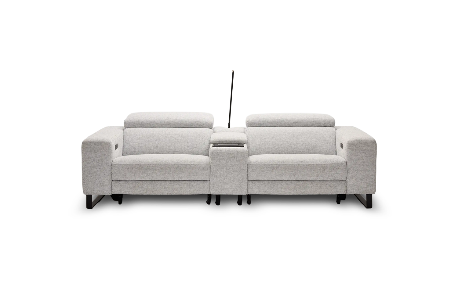 Piaz 2.5 Seater Dual Electric Recliners With Multi-Function Storage Console