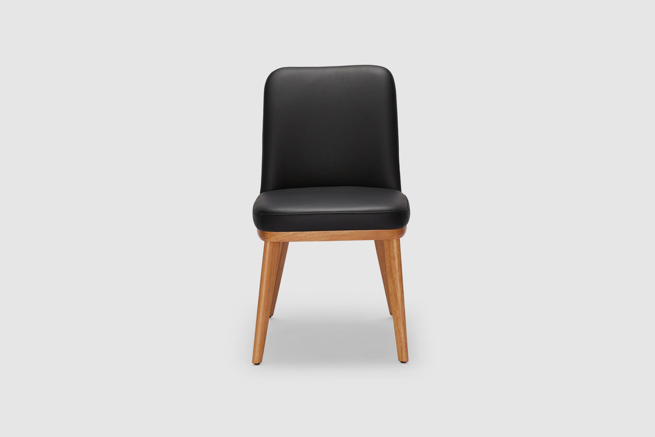 Azul Dining Chair - Black Leather