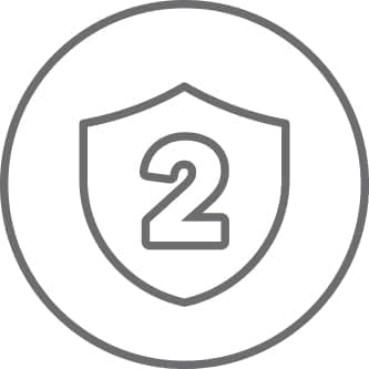 Two year peace-of-mind warranty*