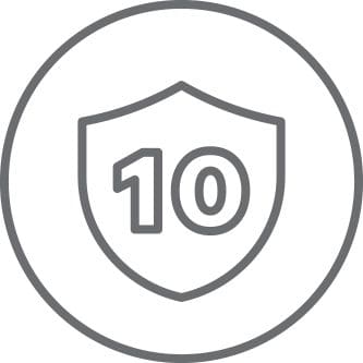 10-year warranty on German Wicker Raucord by Rehau