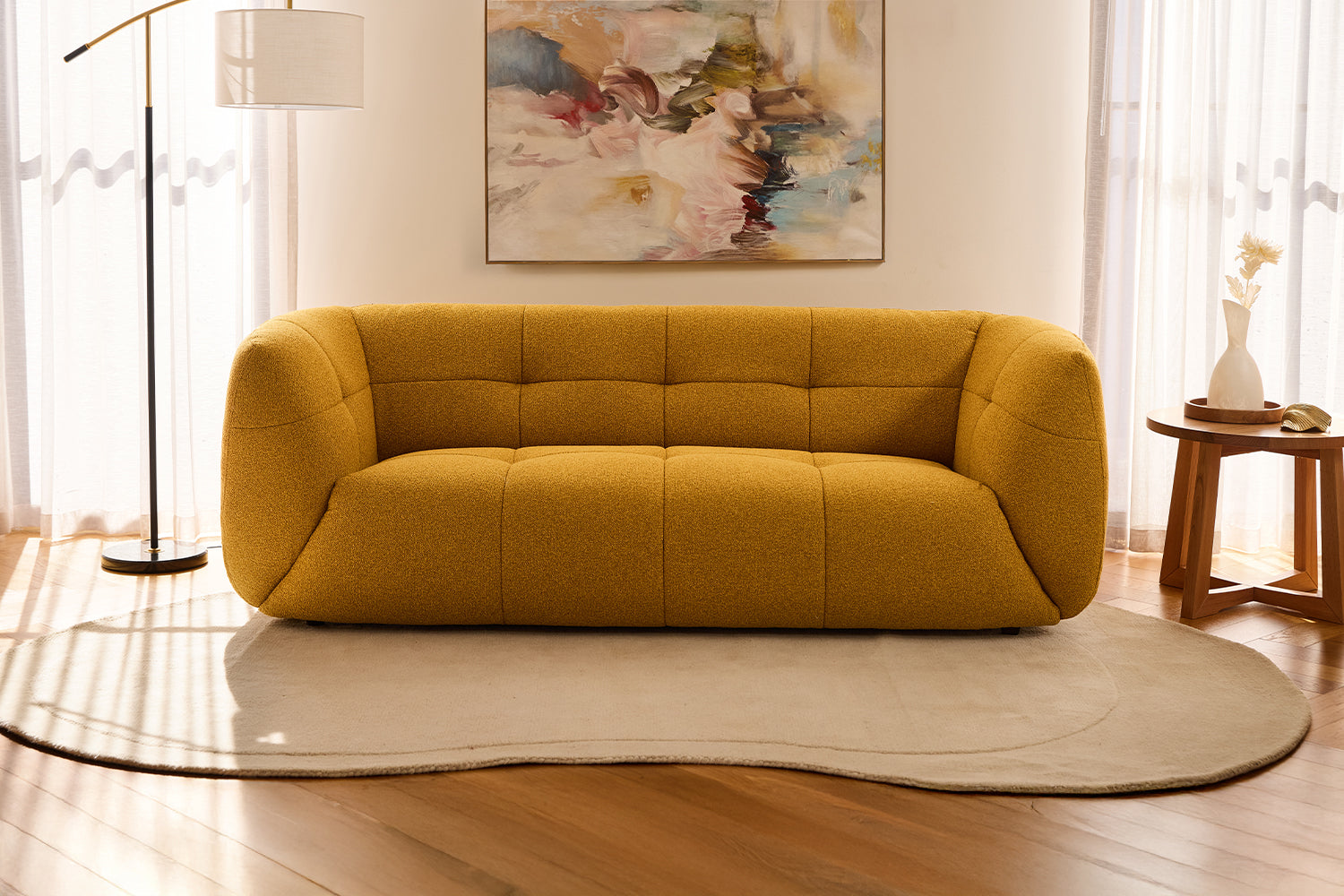 Bric 3 Seater - Fabric