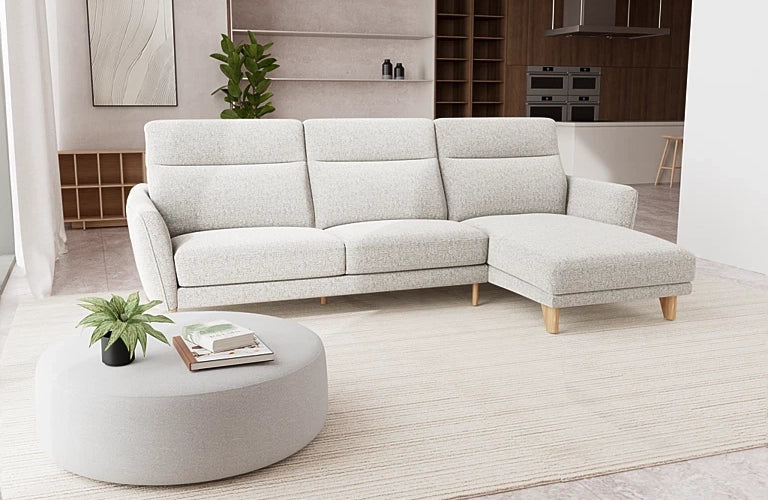 Amalfi 2.5 Seater Plus Right Chaise - Fabric