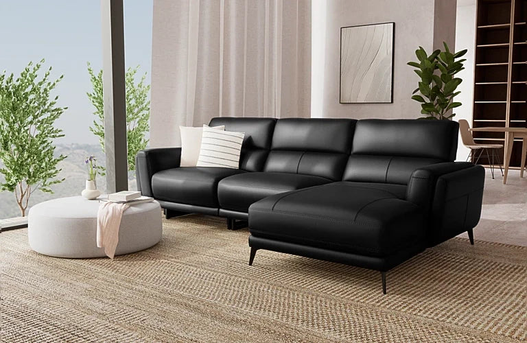 Bello 2.5 Seat Plus Right Chaise Electric Recliner With Telescopic Headrest