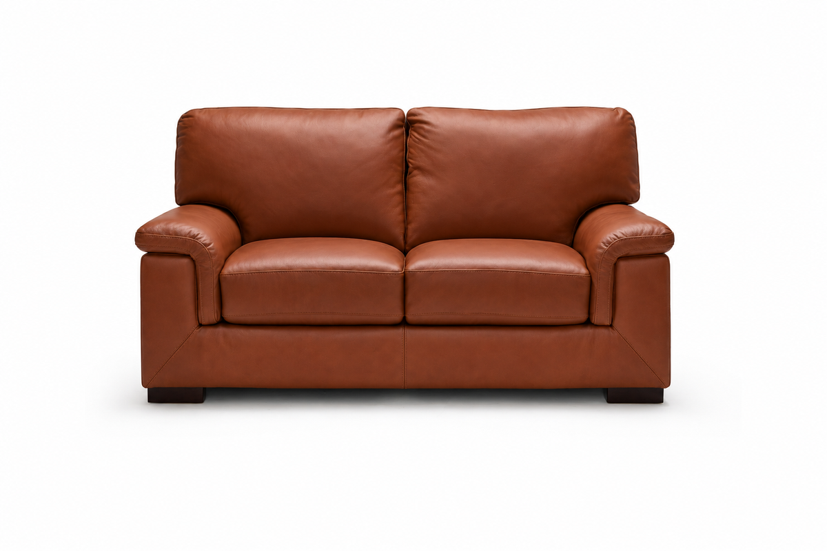 Haven 2 Seater | Premium Cognac Leather