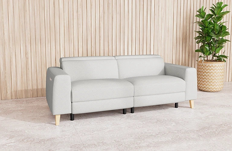 Gabrielle 2.5 Seater Dual Electric Recliners And Headrests - Fabric