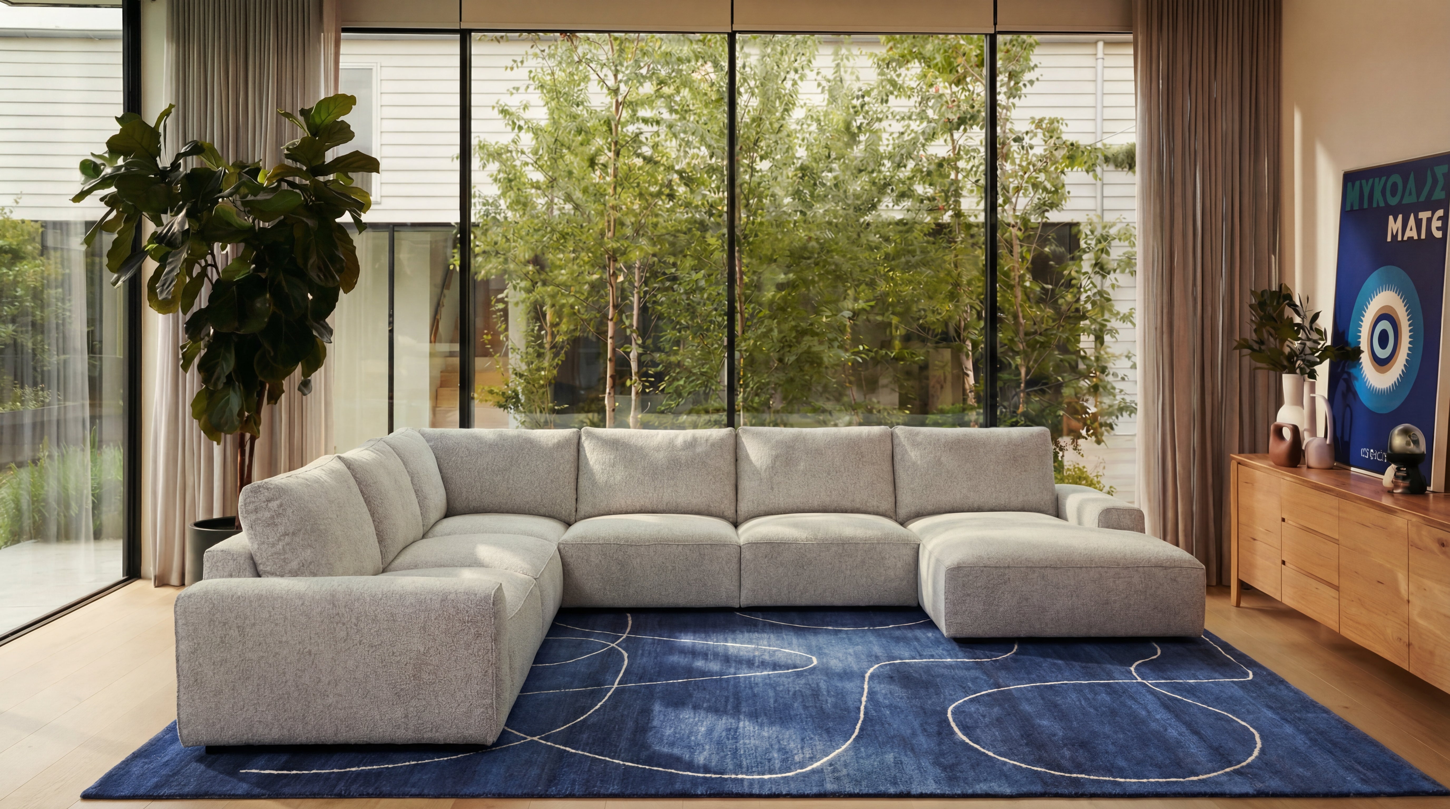 Bond 7 Seat Modular - Fabric