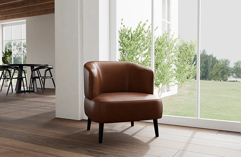Windsor Accent Chair - Leather