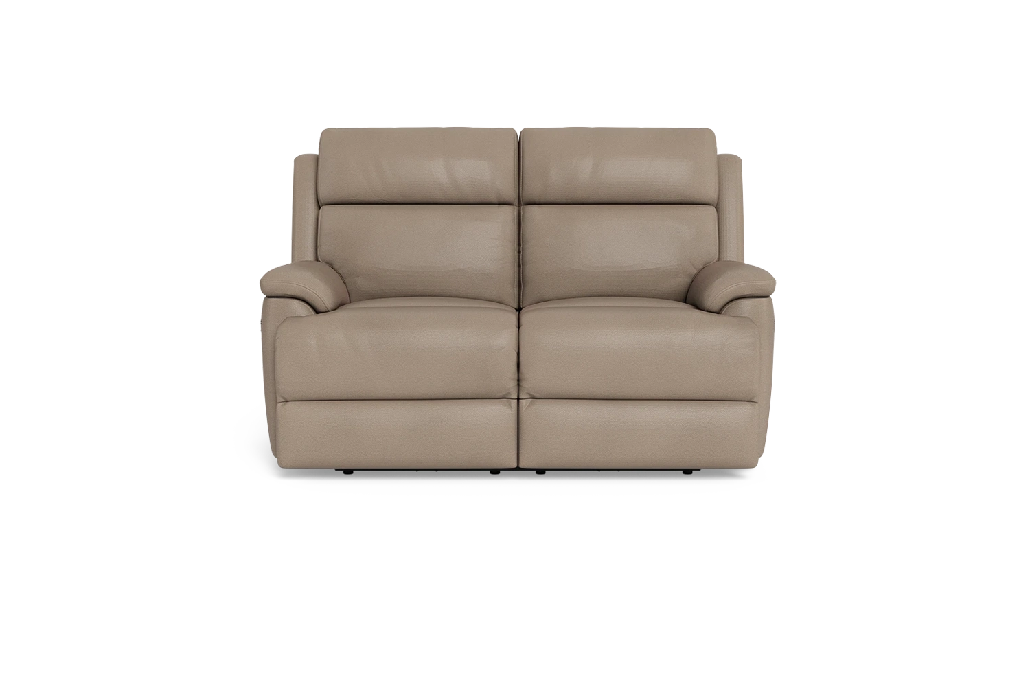 Allure 2 Seater Dual Electric Recliner With Powered Lumbar Action - Leather