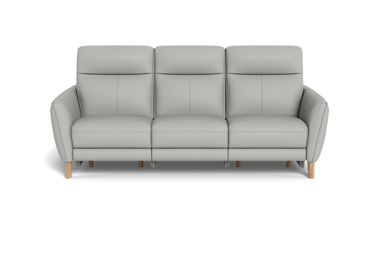 Amalfi 3 Seater Dual Electric Recliners - Leather