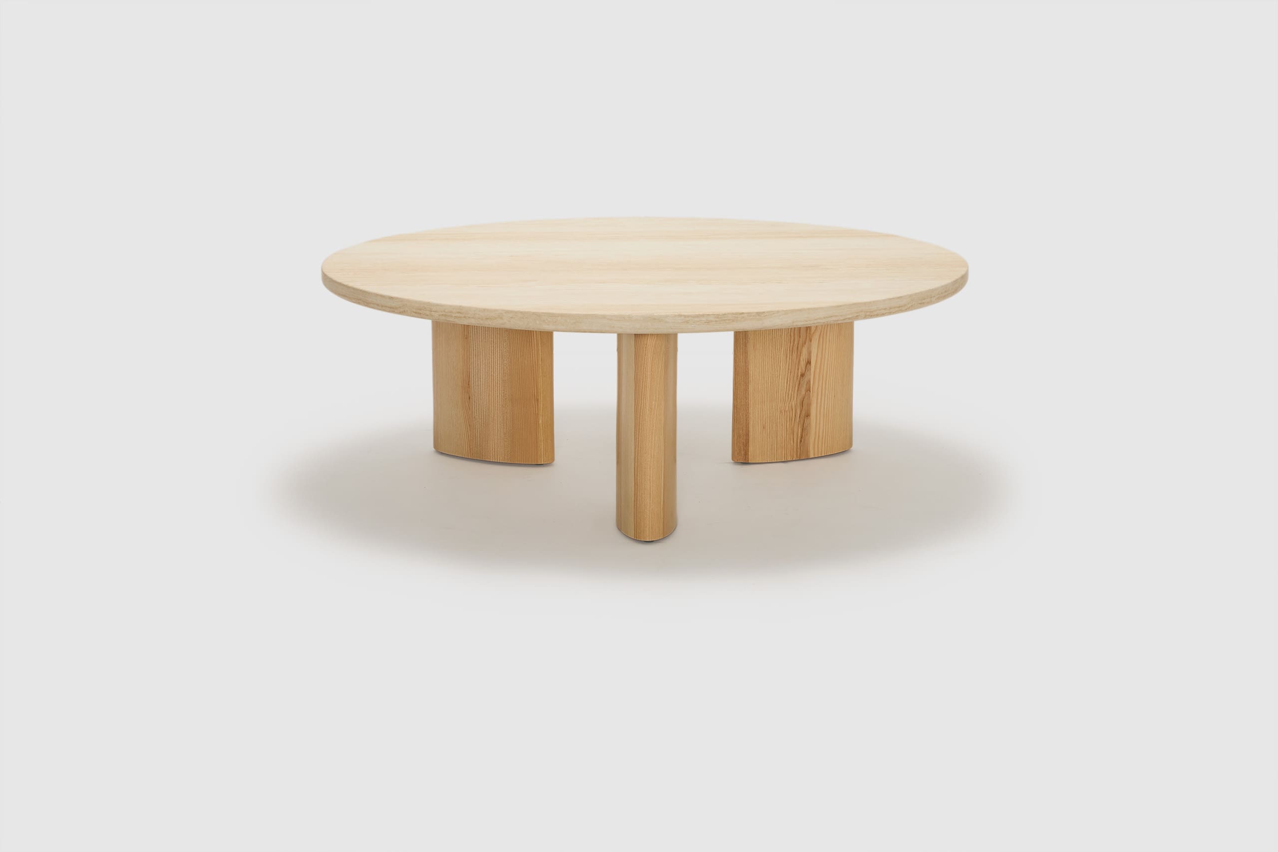 Paragi Travertine Coffee Table - Round