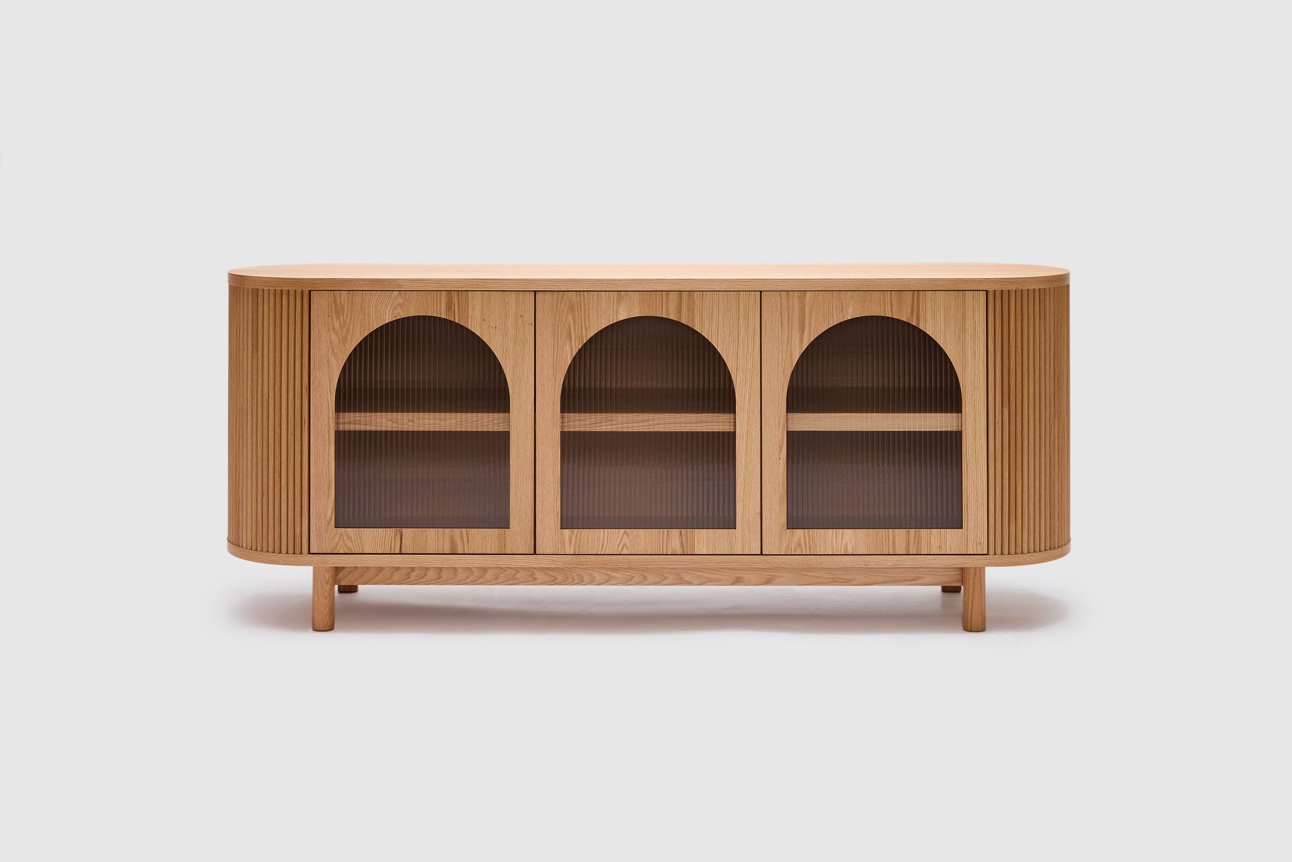 Gloria 3 Door Buffet - Natural