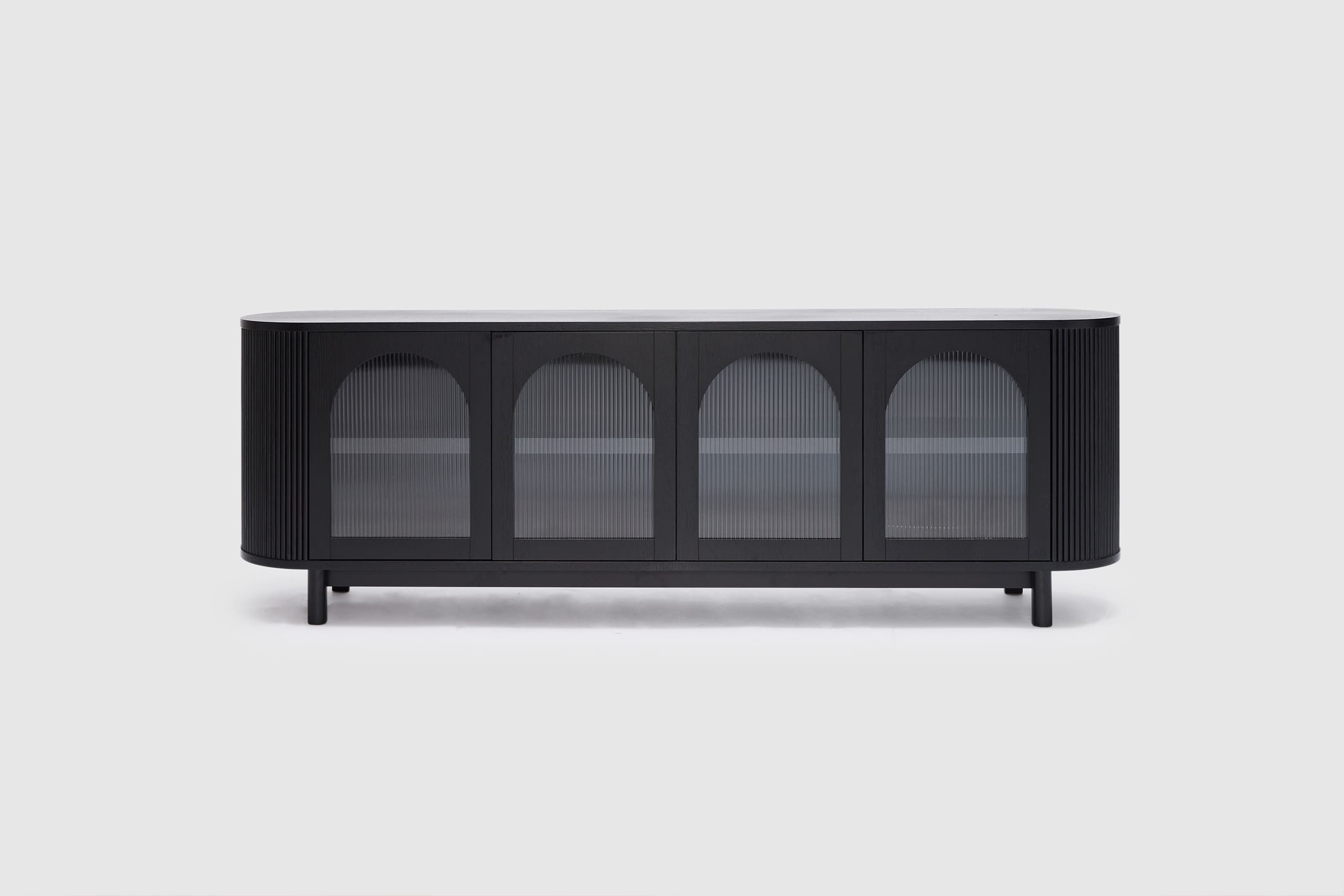 Gloria 4 Door Buffet - Black