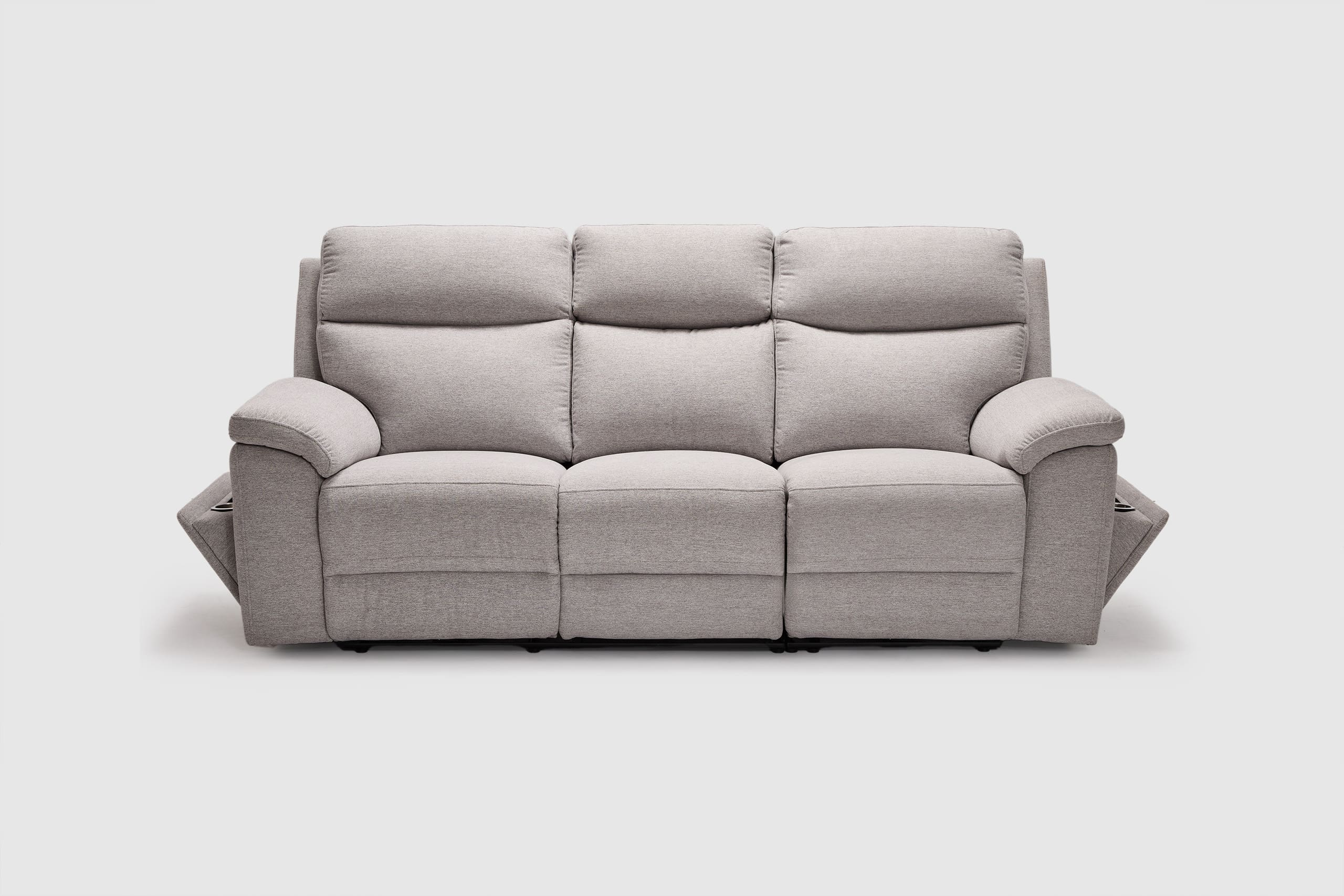 Sutton 3 Seater Dual Electric Recliners & Headrests Includes Drop-Down Multi-Functional Console