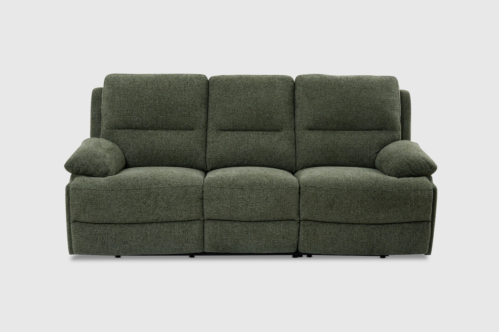Avora 3 Seater | Fabric | Dual Electric Recliners + Headrests