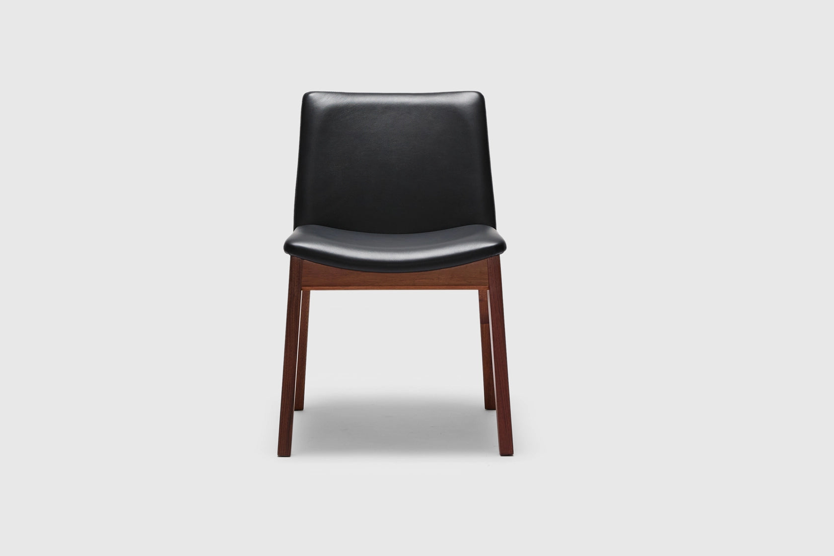 Vega Dining Chair - Black Leather