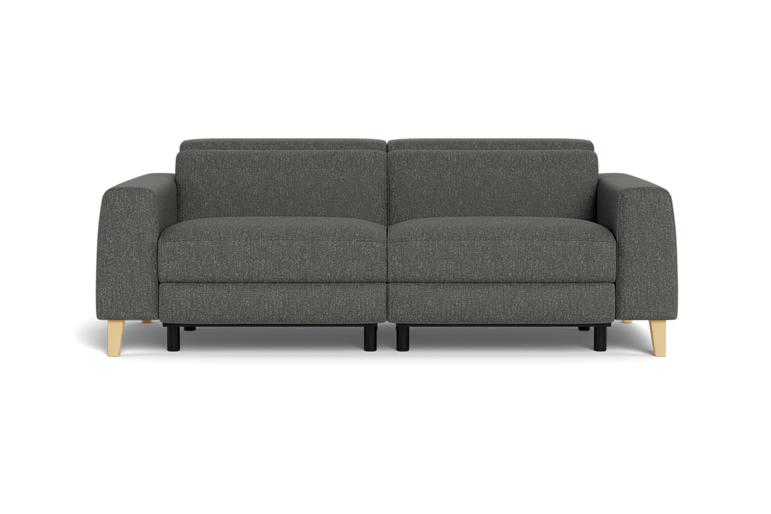 Gabrielle 2.5 Seater Dual Electric Recliners And Headrests - Fabric